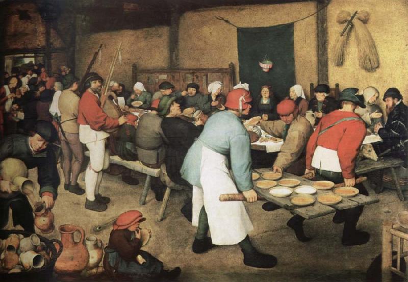 Pieter Bruegel the peasant wedding oil painting picture